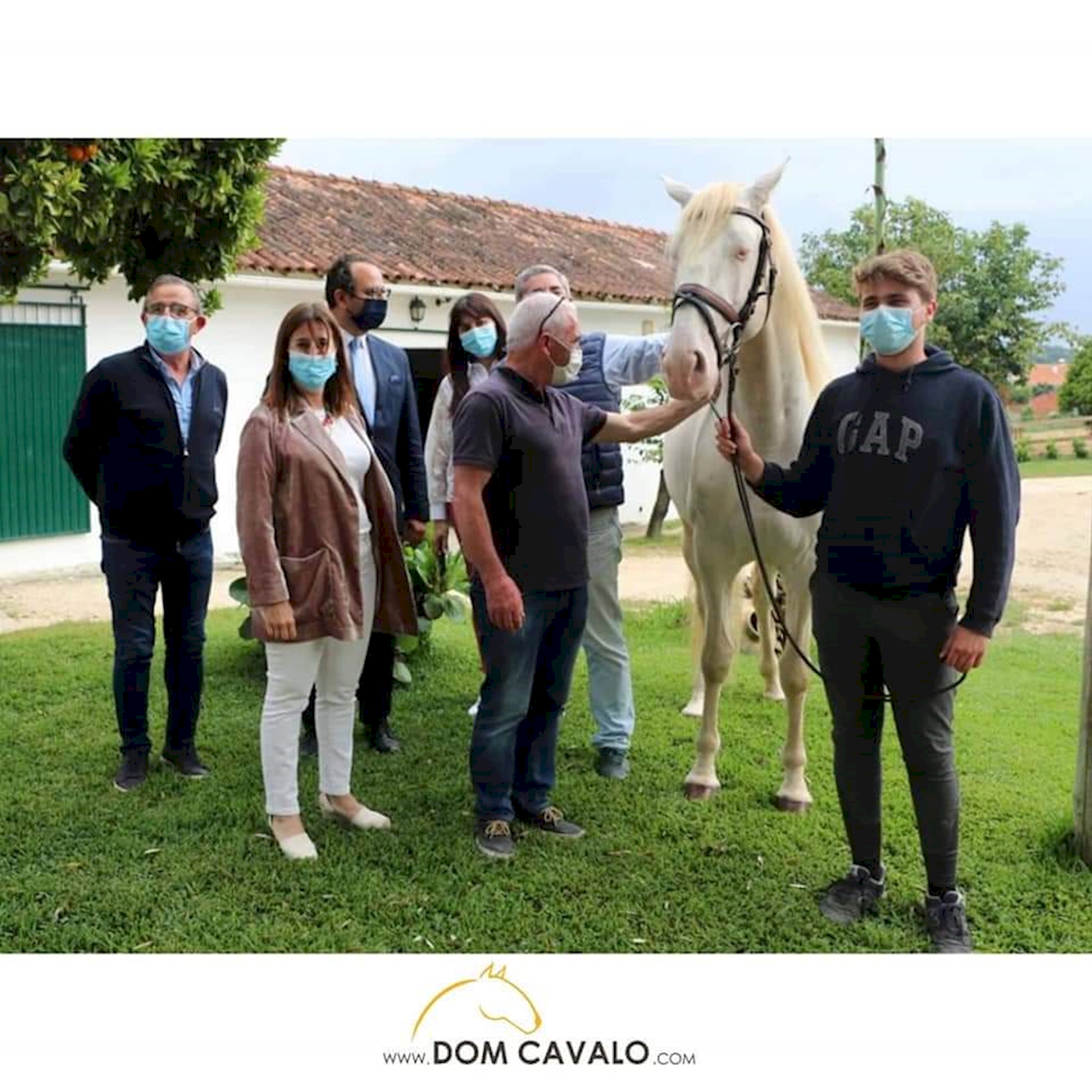 Visita dos ilustres Presidentes da Junta de Freguesia de Milagres e da Câmara Municipal de Leiria